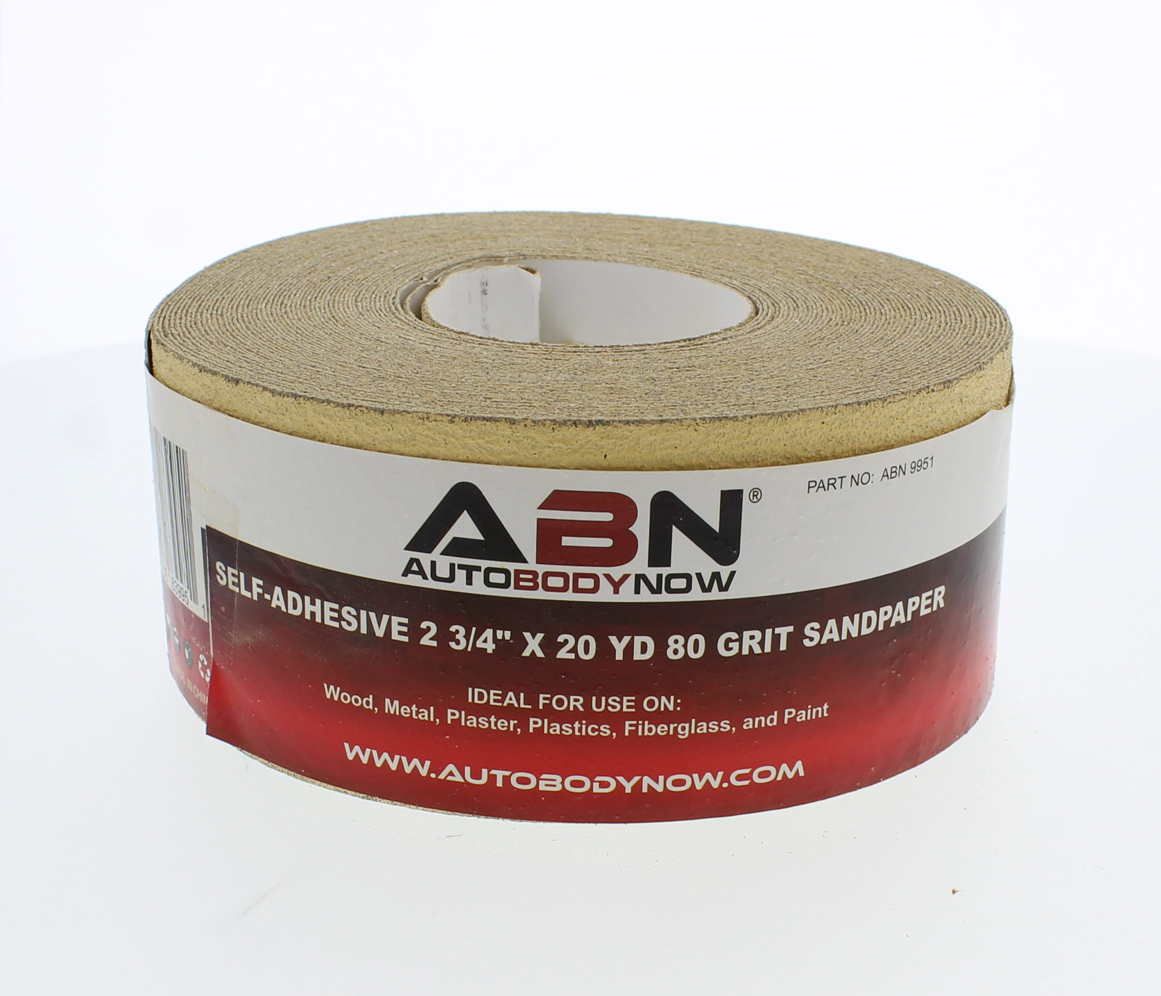 ABN Adhesive Sandpaper Roll 23/4” Inch x 20 Yards Aluminum Oxide PSA